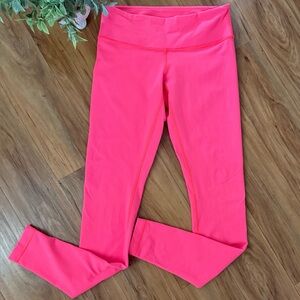 ~Lululemon Athletica Neon Pink/Coral Full Length Leggings~